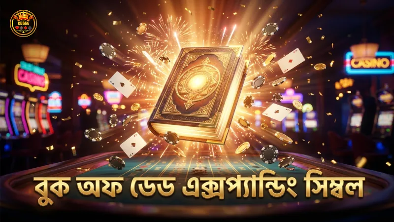 বুক অফ ডেড স্লটের এক্সপ্যান্ডিং সিম্বল গেমপ্লে উন্নত করে।