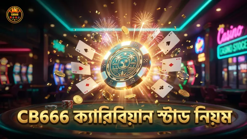 CB666 প্ল্যাটফর্মে ক্যারিবিয়ান স্টাড পোকার নিয়ম ও ধাপ।