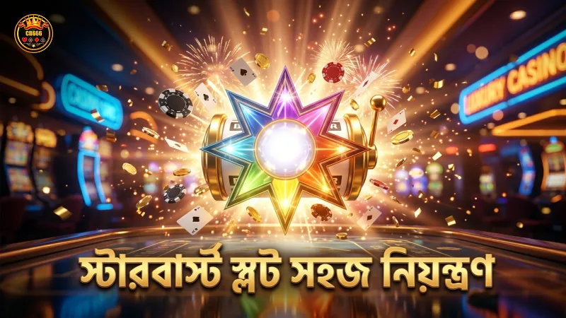 স্টারবার্স্ট স্লটের সহজ নিয়ন্ত্রণ নতুনদের জন্য সুবিধাজনক