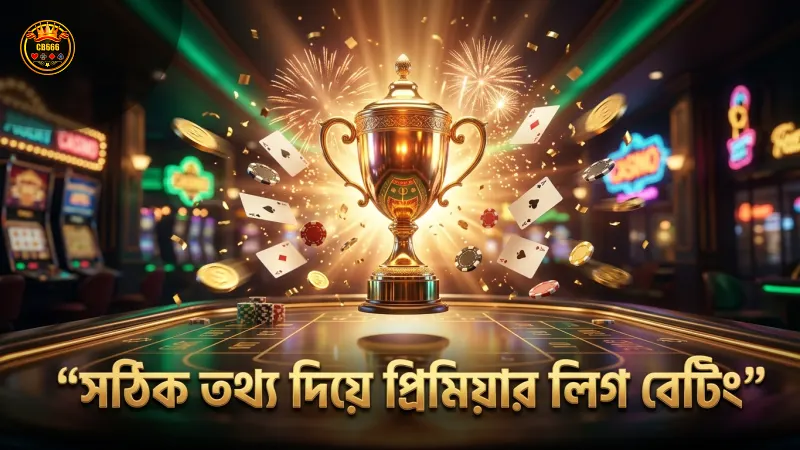 সঠিক তথ্য দিয়ে বাজি ধরায় প্রিমিয়ার লিগ বেটিং সফলতা বাড়ে।